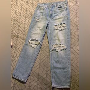 American Eagle mom straight jeans
